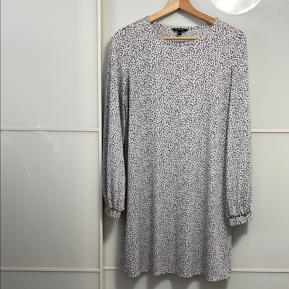 George Gray Sheath Dress with Bishop Sleeves